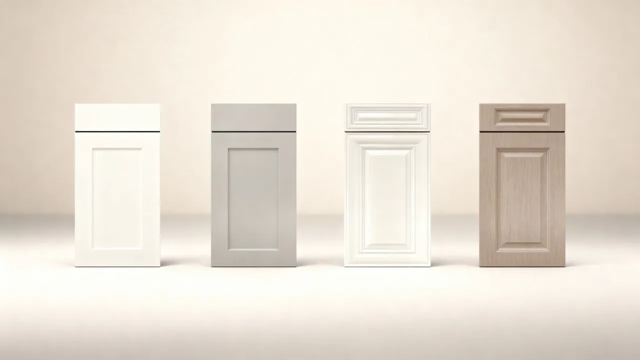 Malibu painted shaker cabinet collection with 5/8-inch premium plywood panels