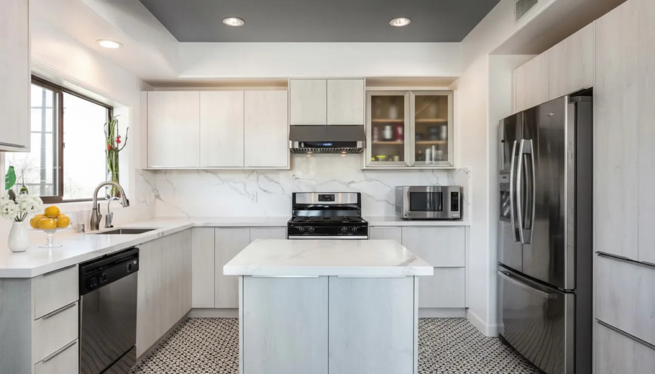Bella finish from the Newport cabinet collection